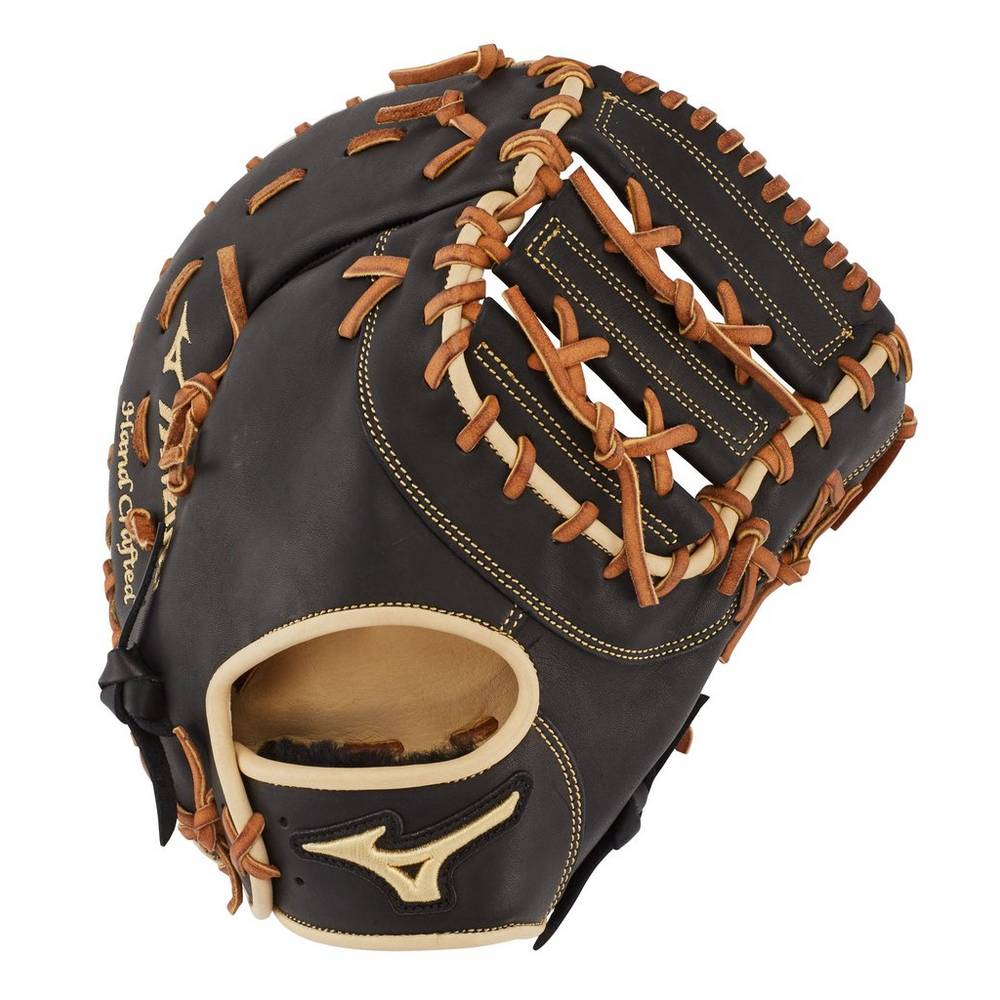 Mizuno Pro Select First Base 12.5" Férfi Catchers Mitt Fekete AXS832470